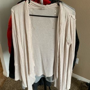 Day trip cream colored cardigan